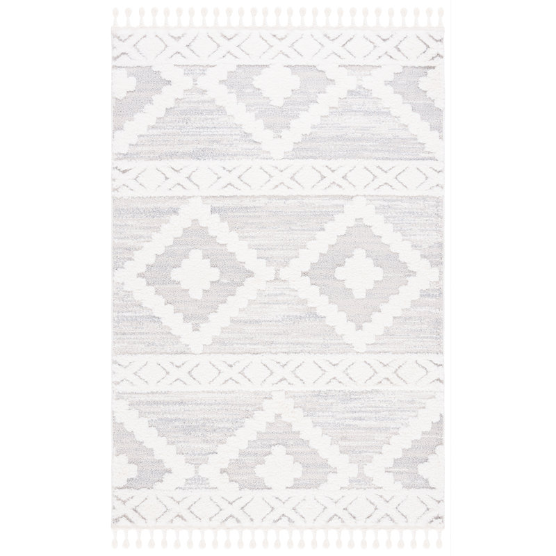 Tapis ivoire / beige Hugley, Rectangle 4pi x 6 pi