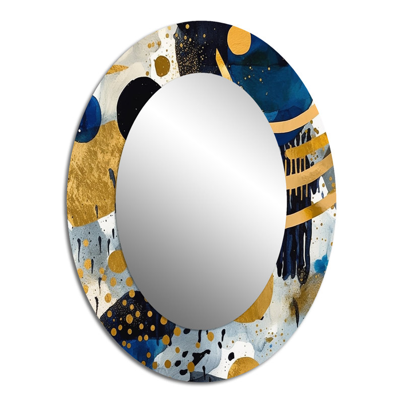Killgore - Miroir abstrait en métal, 40 po x 30 po
