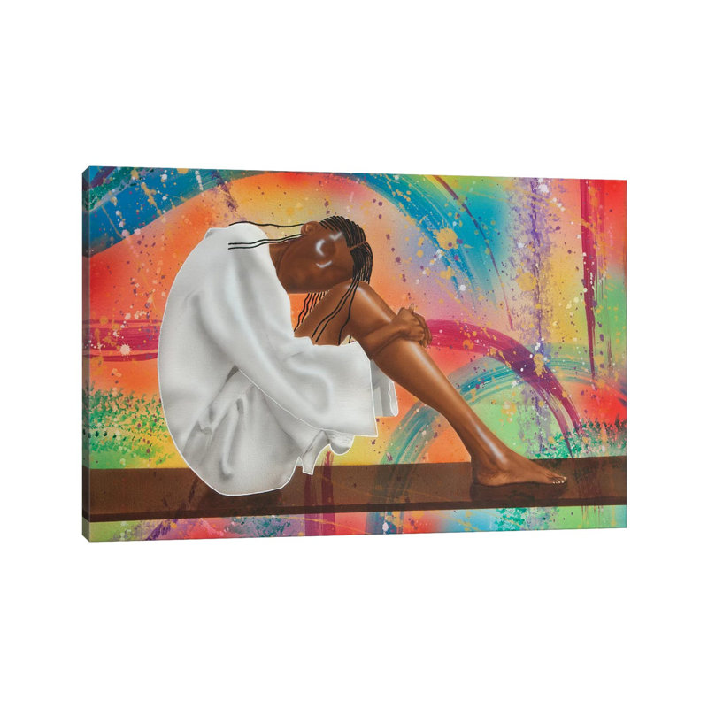 «The Thinker» par Fred Odle - impression sur toile tendue, H 18 po x l 26 po x P 1,5 po