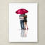 «Couple Under Umbrella» par Armand, reproduction sur toile-21649010