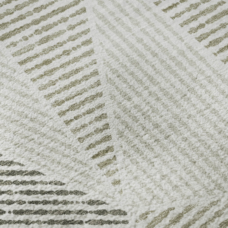 Premium Machine Washable Cerrito Taupe Rug, Runner 2'3" x 7'6"