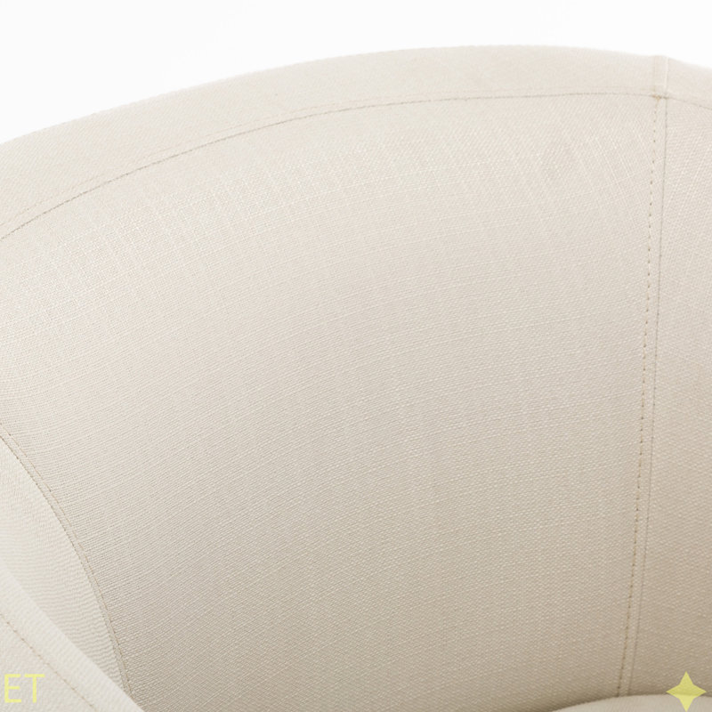 Fauteuil demi-tonneau Isabelle, Naturel