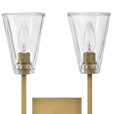 Meuble-lavabo à deux lumières