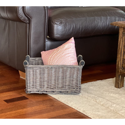 Three Posts Wicker Decorative Basket