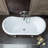 59" x 28" Clawfoot Soaking Acrylic Bathtub-51226569-61051263