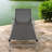 Adjustable Patio Chaise Lounges, Aluminum Modern Poolside Patio Chair