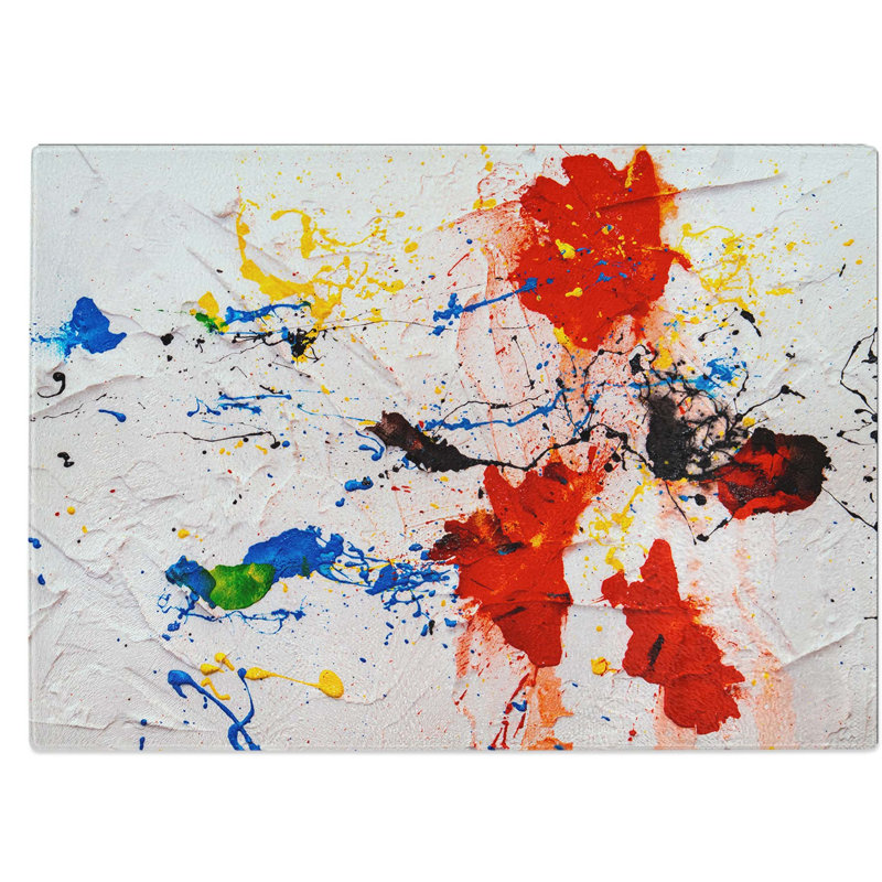 Tempered Glass Art Painting Vol.452 Chopping Board, 39 cm W x 28.5 cm L