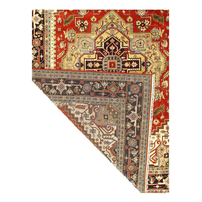 One-of-a-Kind Rectangle 9'8" x 13'11" Hand Knotted Area Rug