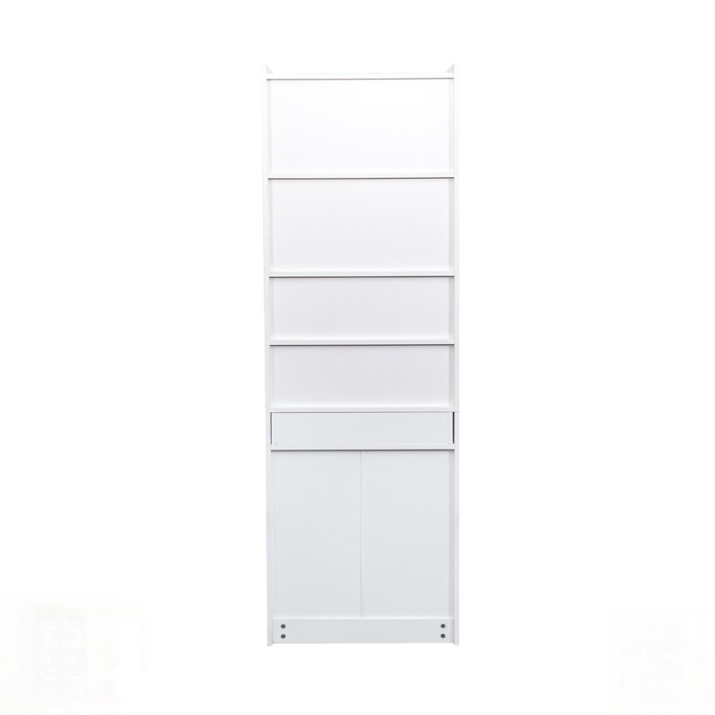 Table d'écriture convertible pliable, armoire de bureau avec tablette et tiroir pour poste de travail multifonctionnel, Doré