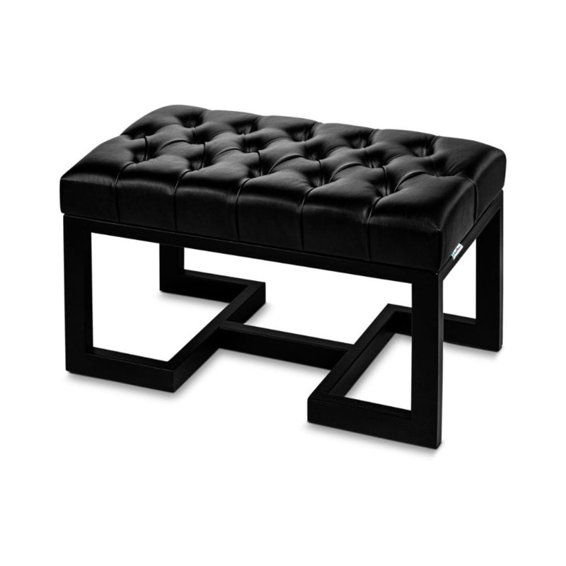 Eyvan Faux Leather Upholstered Bench, H40 x W100 x D30cm