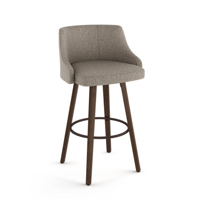 Abasi-Ima Swivel Counter & Bar Stool by Wade Logan