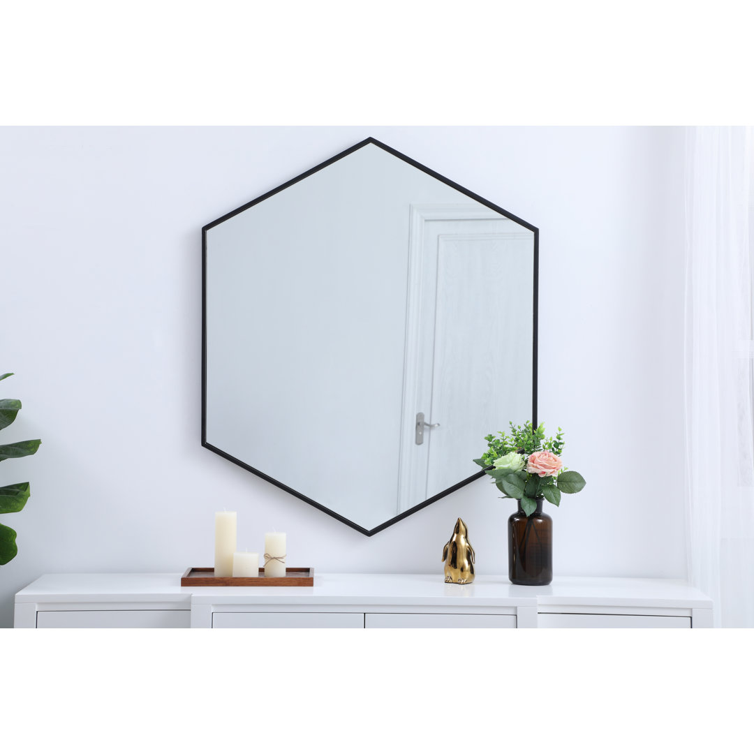 Sabine Metal Hexagon Wall Mirror RE/FINE™ 