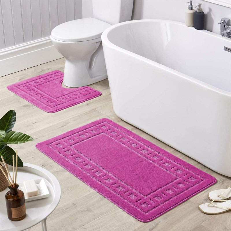Non-Slip Bath Mat, Pink