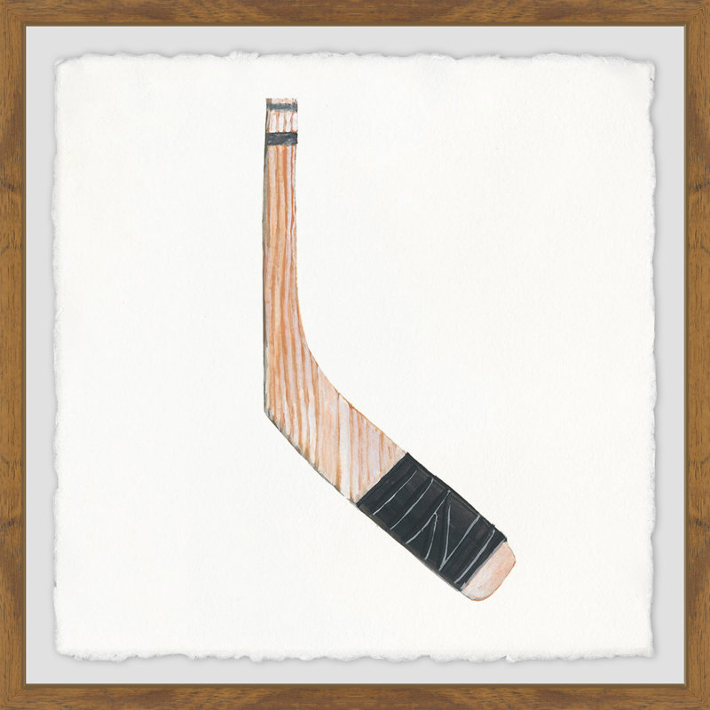 Flanders «Hockey Stick», art encadré, H 12 po x l 12 po x P 1,5 po