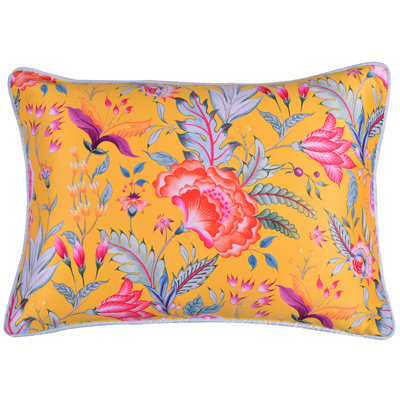 Floral Printed Throw Pillow Covers Set of 4 Cushion Case for Sofa Bed Living Room & Christmas Decor