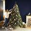 Lighted Artificial Pine Christmas Tree-1100897499