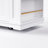 K&K 53Inch Large Kitchen Island With Drop Leaf, Power Outlet, Door Internal Storage Rack, Rolling Kitchen Cart On 5 Wheels With 5 Open Side Racks For Kitchen, Dining Room,White(Not Include Bar Stools)-1194168519