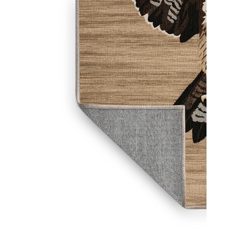  Tapis lavable commun Kestrel Birds, Carré 4 pi