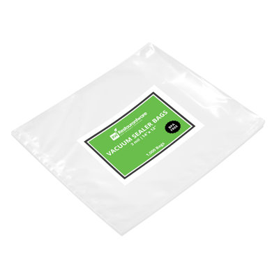 Restaurantware-Fresh Hero 14 x 12 Inch Vacuum Sealer Bags, 1000 Food Storage Bags - 3 mil Thick, Microwavable, Clear Plastic Sous Vide Bags, Freezable, For Storing Food Or Sous Vide Cooking