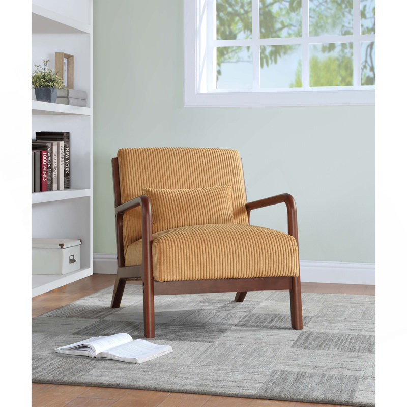 Chaise longue en bois, Jaune, Jaune