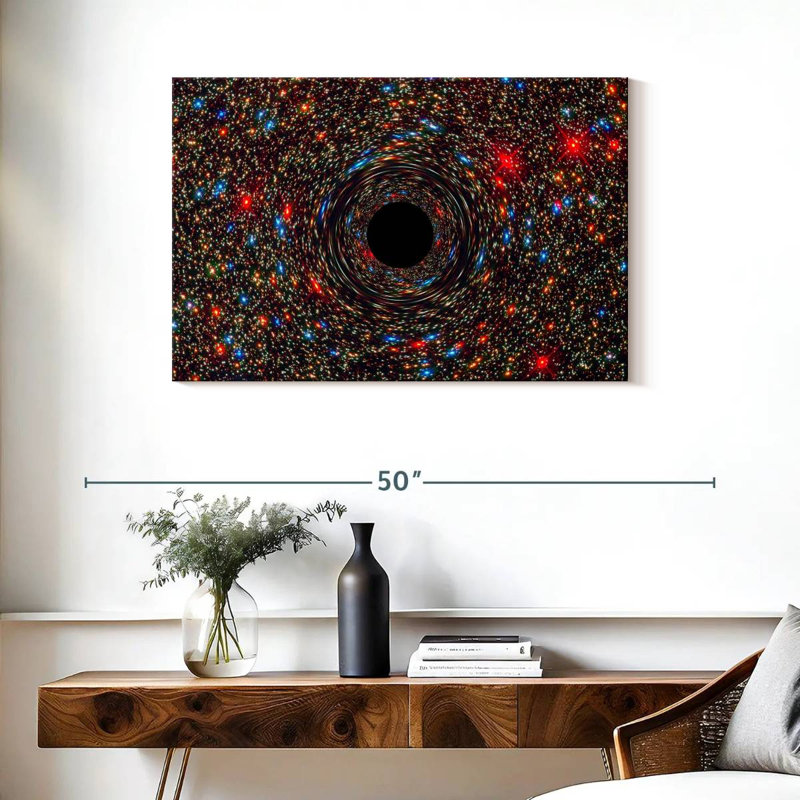 Trou noir Oberle Galaxy M87, H 24 po x l 36 po
