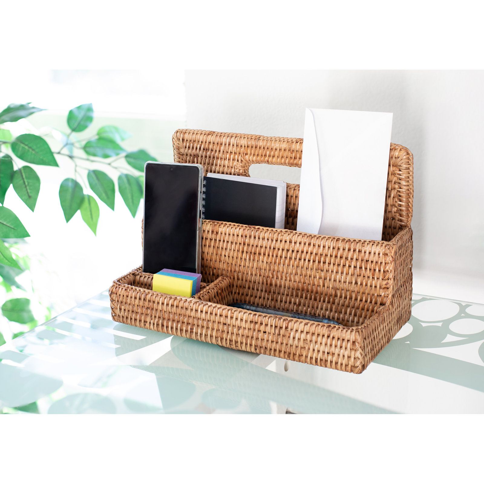 Artifacts Rattan Sorter, Honey Brown