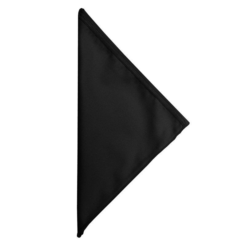 Ensemble de serviettes de table 120 pièces, Noir