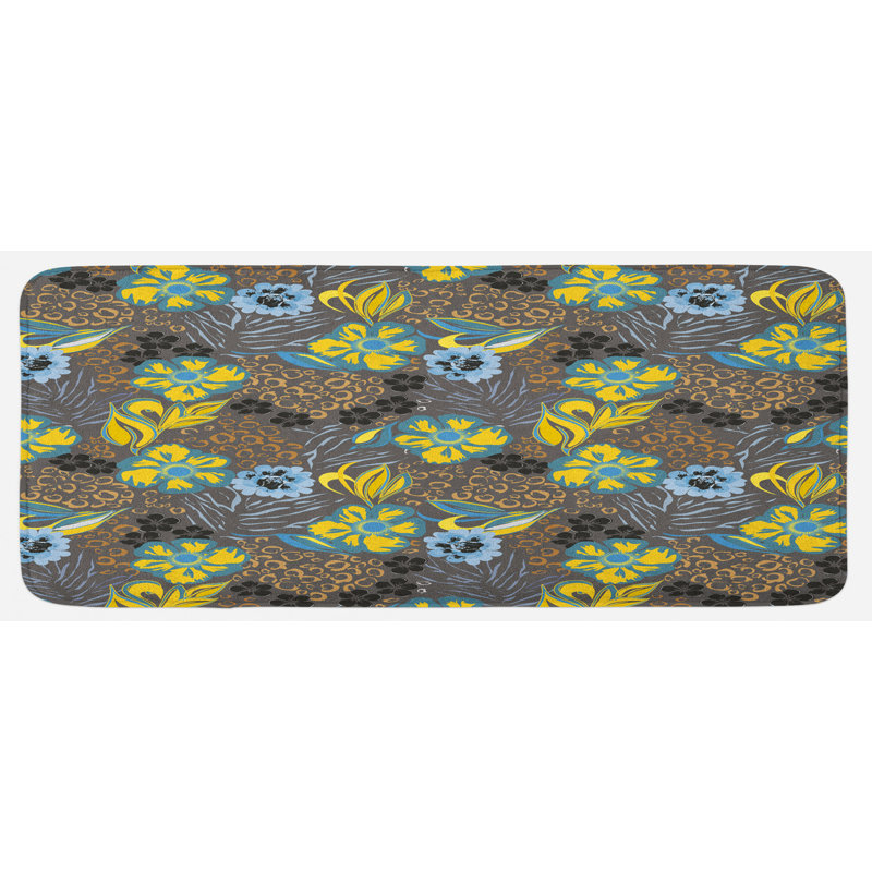 Tapis de cuisine abstrait