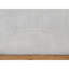 Tapis oriental rond 6 pi x 6 pi blanc tissé à la main, motif moderne Striae texturé, polyester, rond