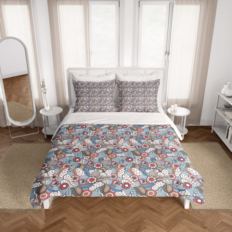 Abstract Duvet Cover, King Duvet Cover + 2 King Shams