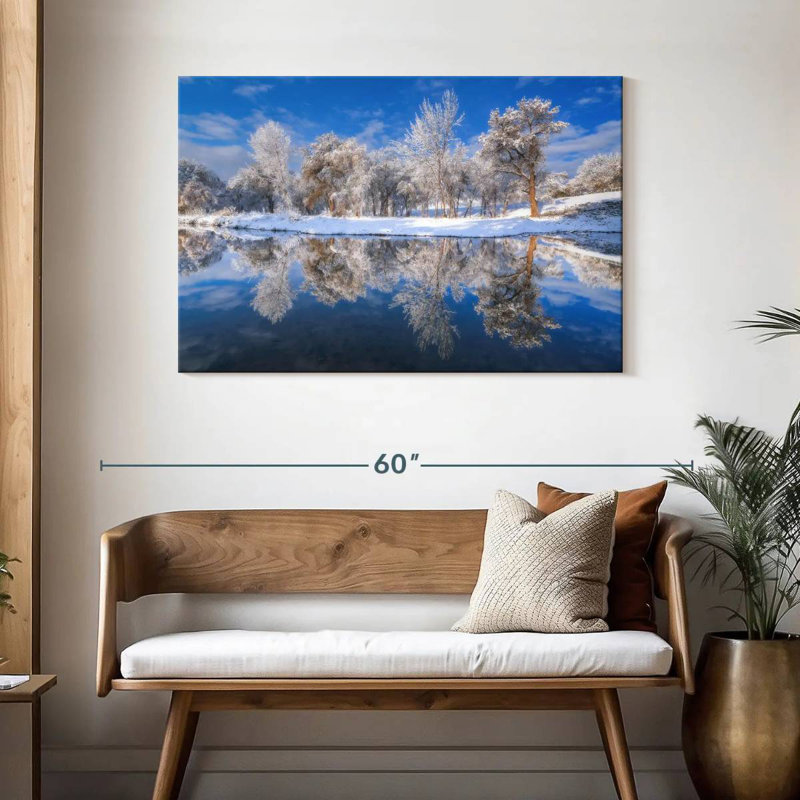 Alvord Frosted Trees, 30" H x 45" W