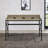 Ciel Metal Base Writing Desk with Power Outlet