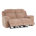 Mocha Brown Fabric Loveseat