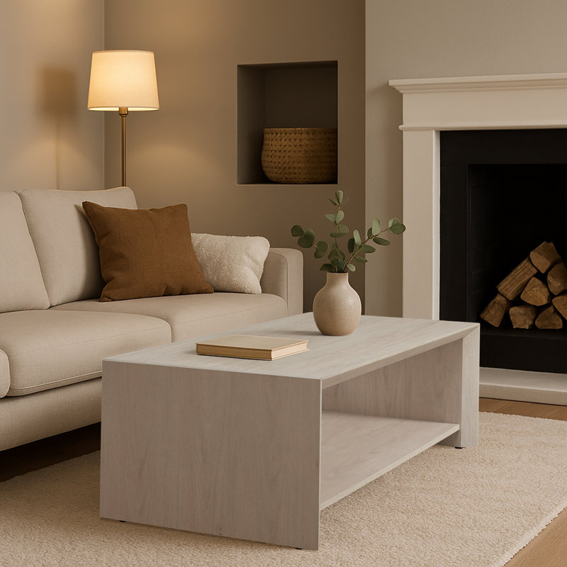 47" Coffee Table with Shelf