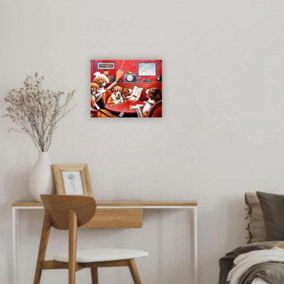 Art mural sur toile sans cadre 12 "x 16"