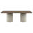 Casa Paros Extendable Oak Solid Wood Top Dining Table