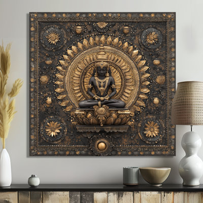 Mystic Tradition Of Hinduism - Spiritual Metal Wall Art Decor, Hinduism Metal Print