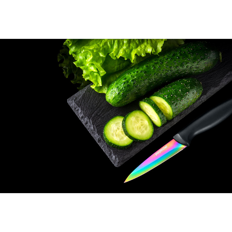 PurpleChef 10 Piece Stainless Steel Assorted Knife Set