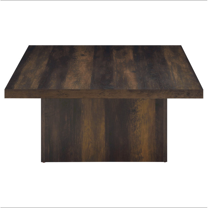 Table basse en pin foncé