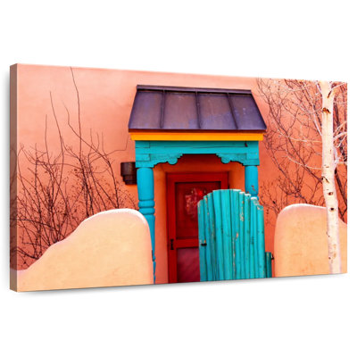 Porte colorée Lilie Santa Fe