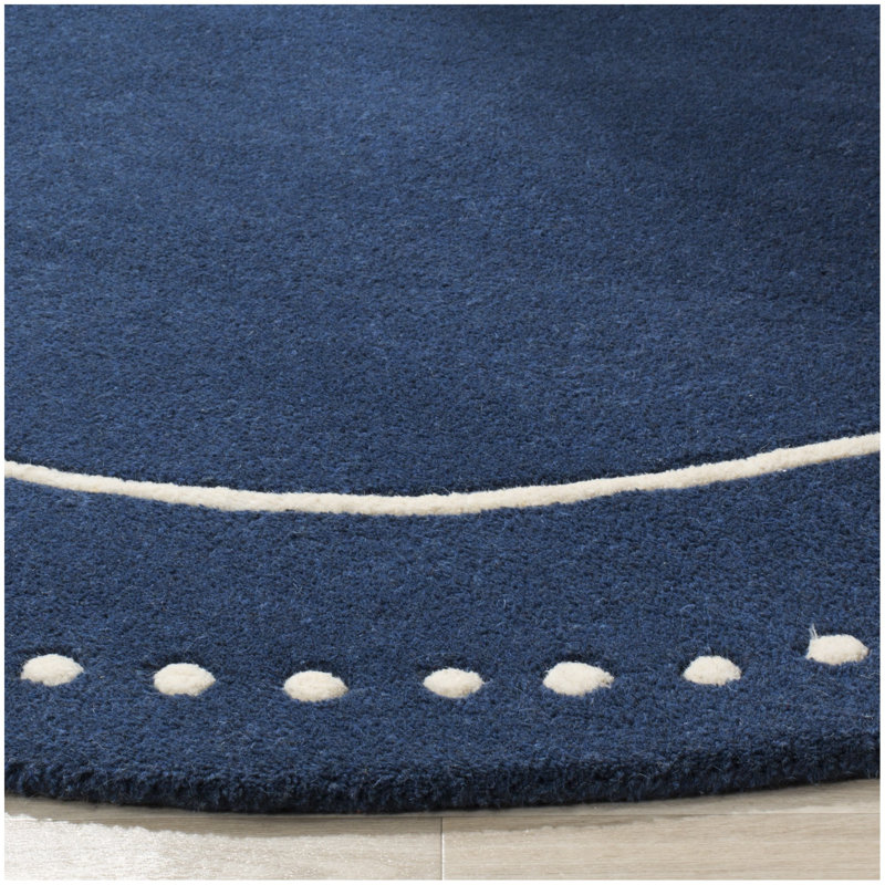Cruz Bella Hand Tufted Wool Solid Color Rug, Round 10'