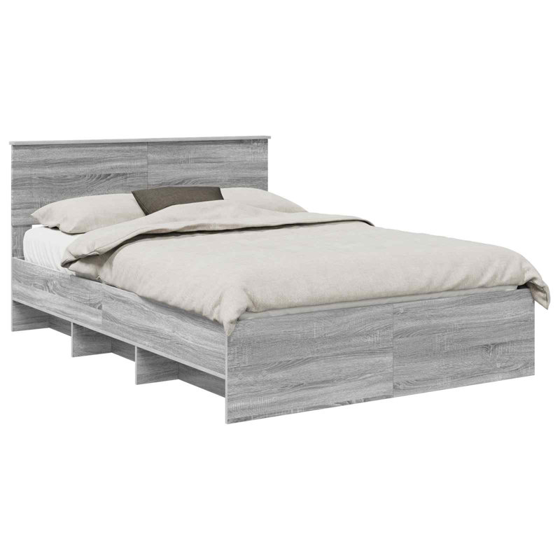 Bed, Kingsize (5'), Grey Sonoma
