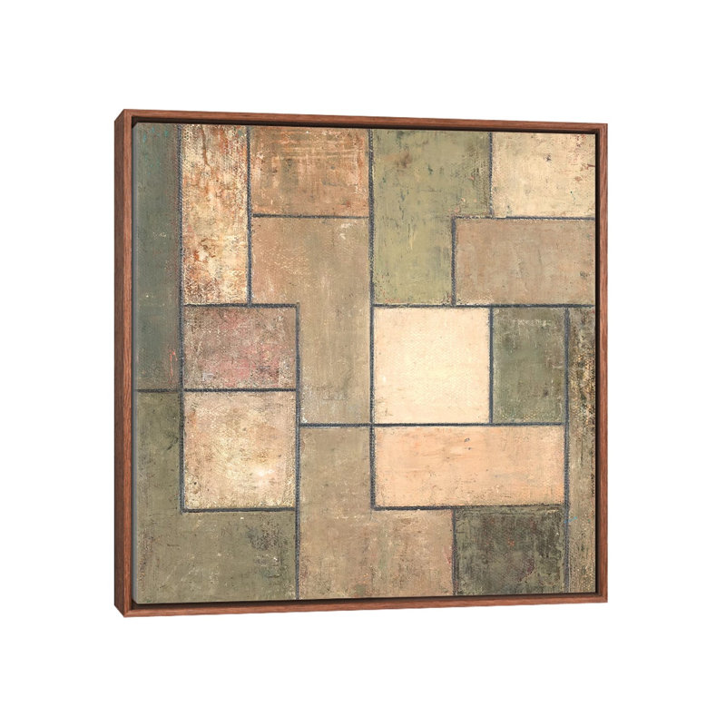 Natures Neutrals 1 Piece Painting on Canvas, 45.72cm H x 45.72cm W x 3.81cm D, Classic Brown Wood Framed
