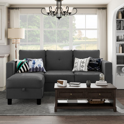  76.5" Upholstered Sofa Couch