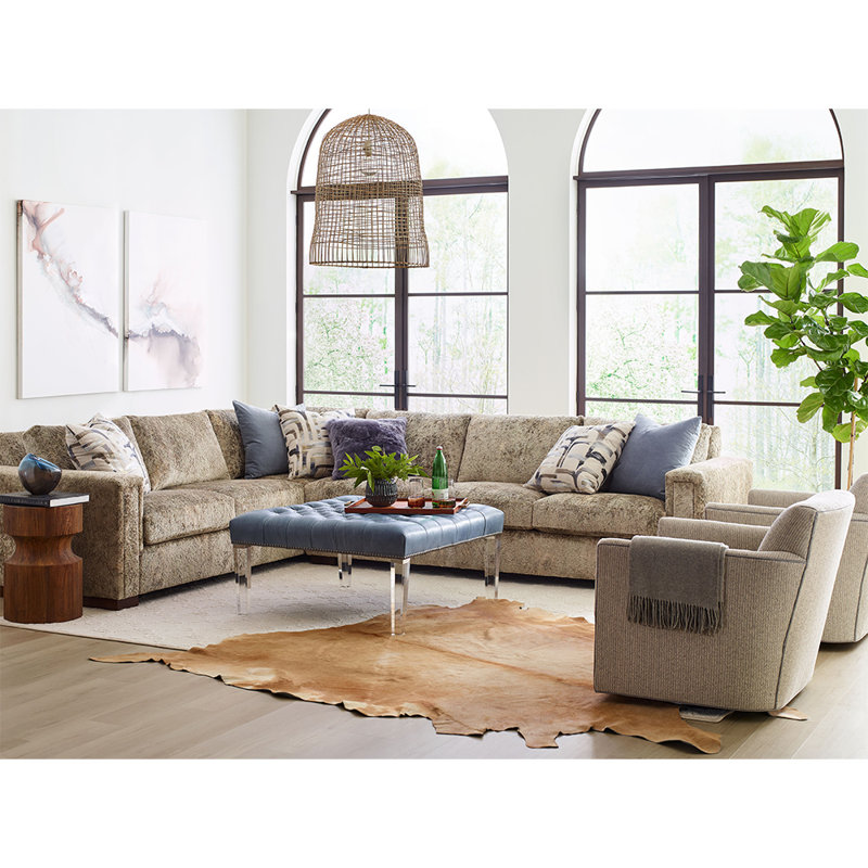 Heath Sectional, Monsieur Steel, Ebony