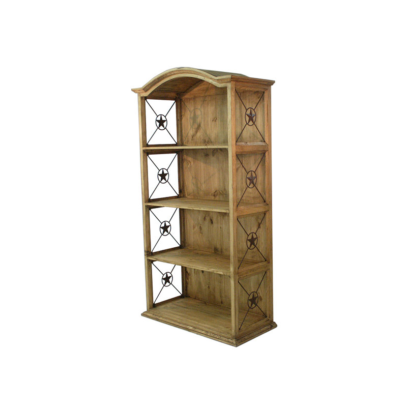 Bibliothèque 40 "avec étoiles en fer Medio, Beige