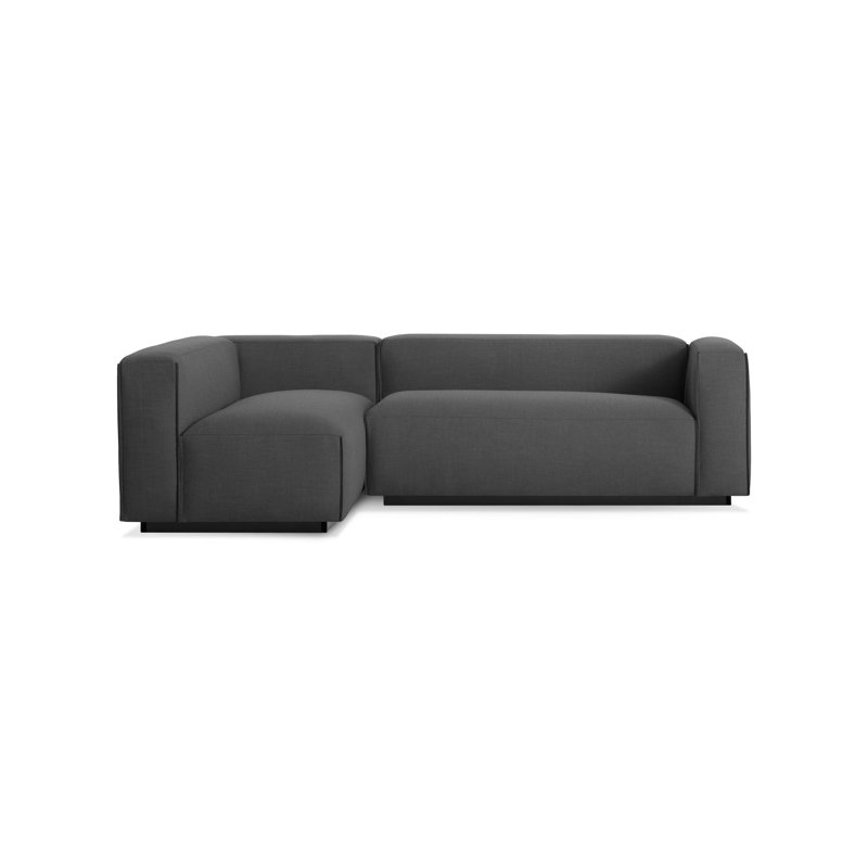 Cleon Modular Sectional, Maharam Meld in Panda, Left Hand Facing
