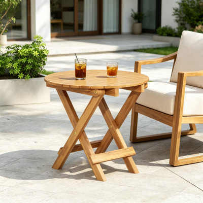 Table basse de patio pliable
