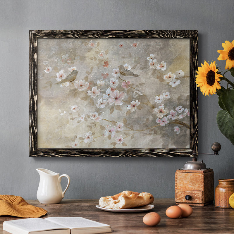 «Early Spring», reproduction sur toile, H 14 po x l 20 po x P 1,5 po, Noir