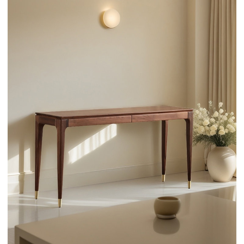 Table de bar avec tiroir North American, H 29,53 po x L 62,99 po x l 15,75 po 